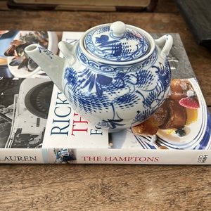 Blue teapot from Japan